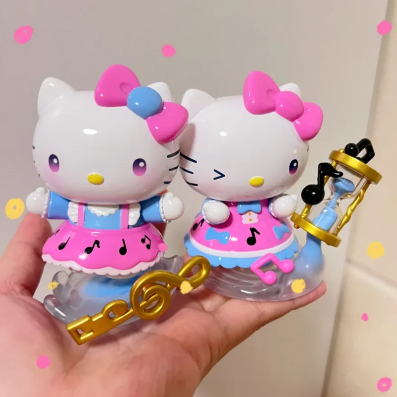 

Новый Hello Kitty Kuromi, милая серия «Симфония времени», слепая коробка, настольное украшение, модные коллекционные фигурки, подарок для девочек, Kawaii, хит продаж