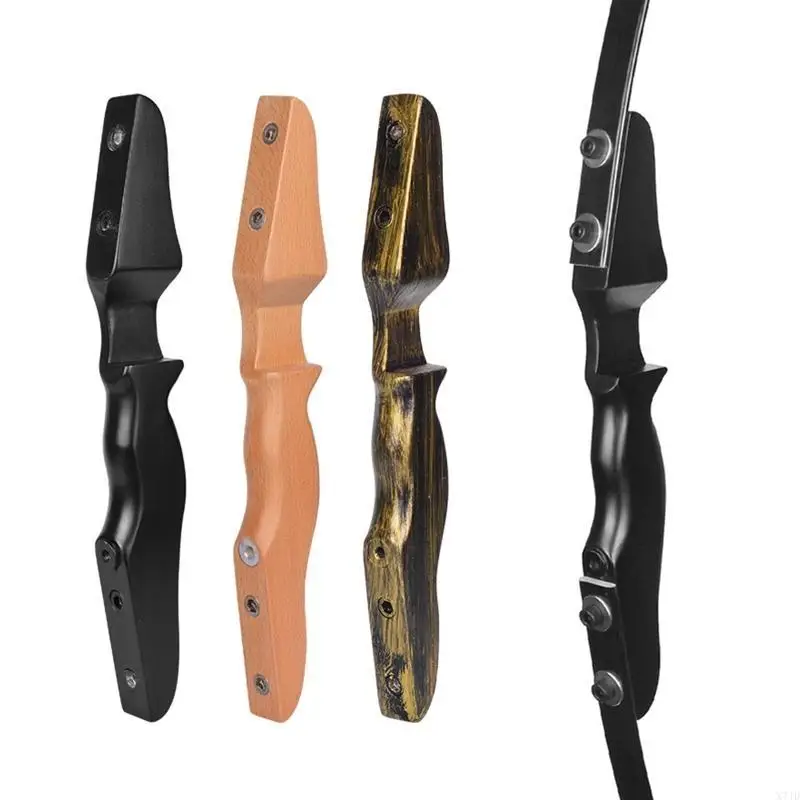 

X7JD Detachable Bow Riser Accessory Beech Straight Pull Bow Handle for Archery