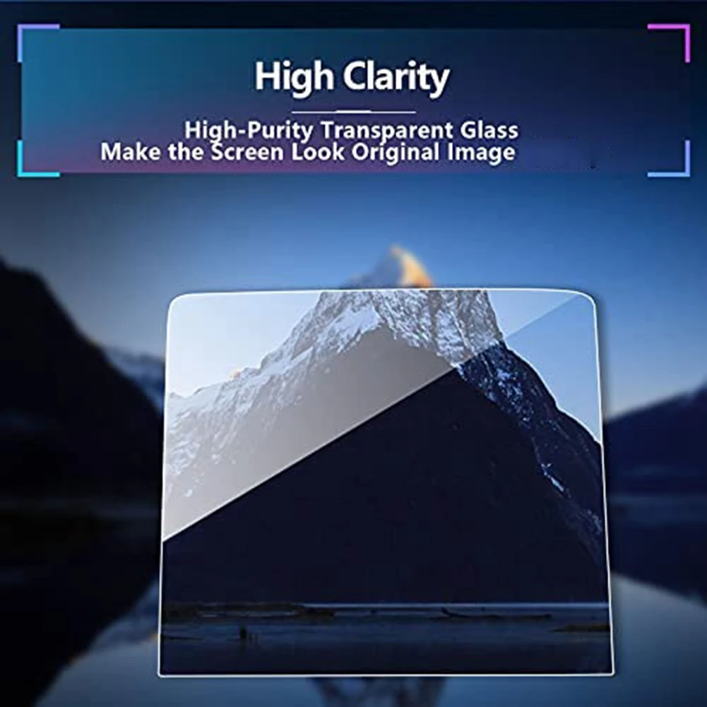 A82M-2 Pcs Car GPS Navigation Screen Film Instrument Tempered Glass Protective Film For Mercedes Benz C-Class W206 2022+