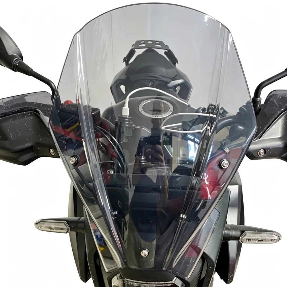 2026 CB500 Windscreen For Honda Hornet 500 CB 500F 2024 2025 CB500F Windshield Motor Touring Screen Bubble Double Wind Deflector
