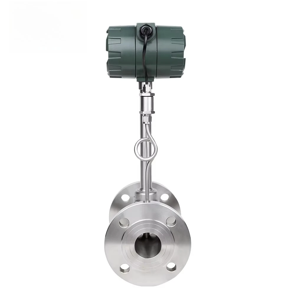 

High Pressure LUGB Superheated Saturated Boiler Process Steam Flange vortex Flow Meter with Temperature Pressure Compensation