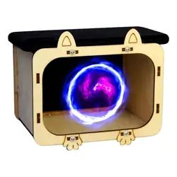 Kino TV Projektor Telefon Hologramm Uhr Projektor Holz mobile Smartphone Hologramm Display steht Projektor Multi-Angle 3d