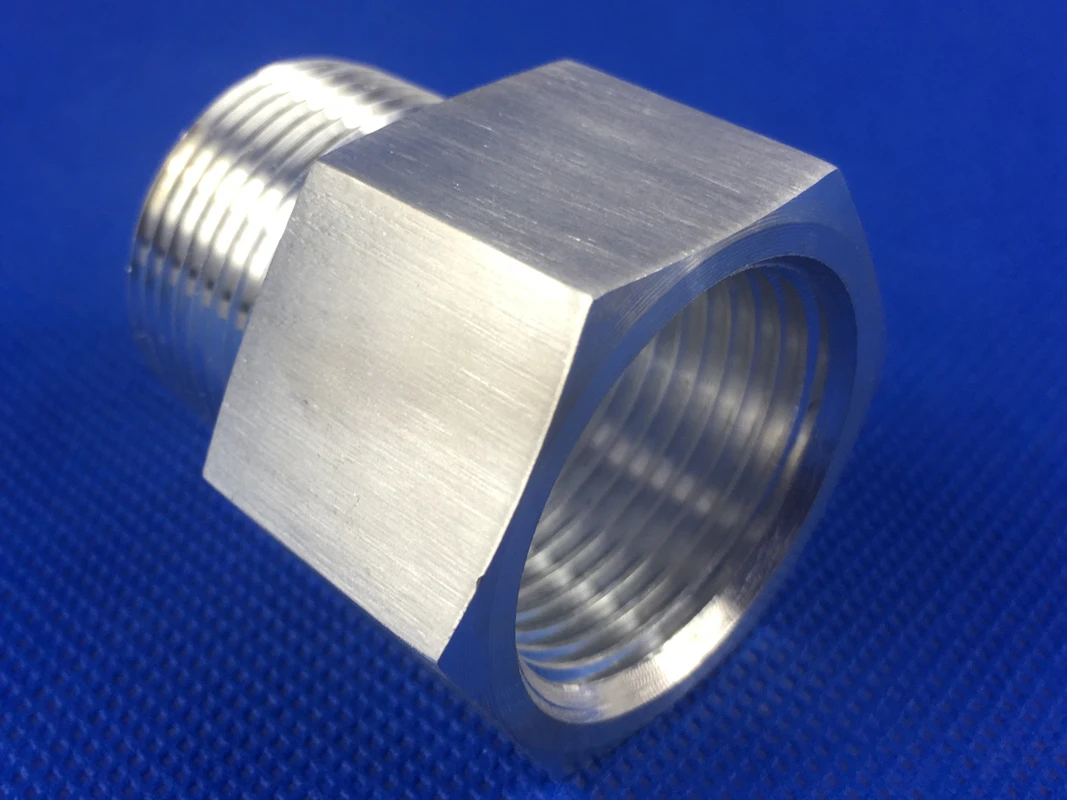 الألومنيوم محول تركيب 1 "(DN25) NPT الذكور إلى 1" (DN25) NPT الإناث