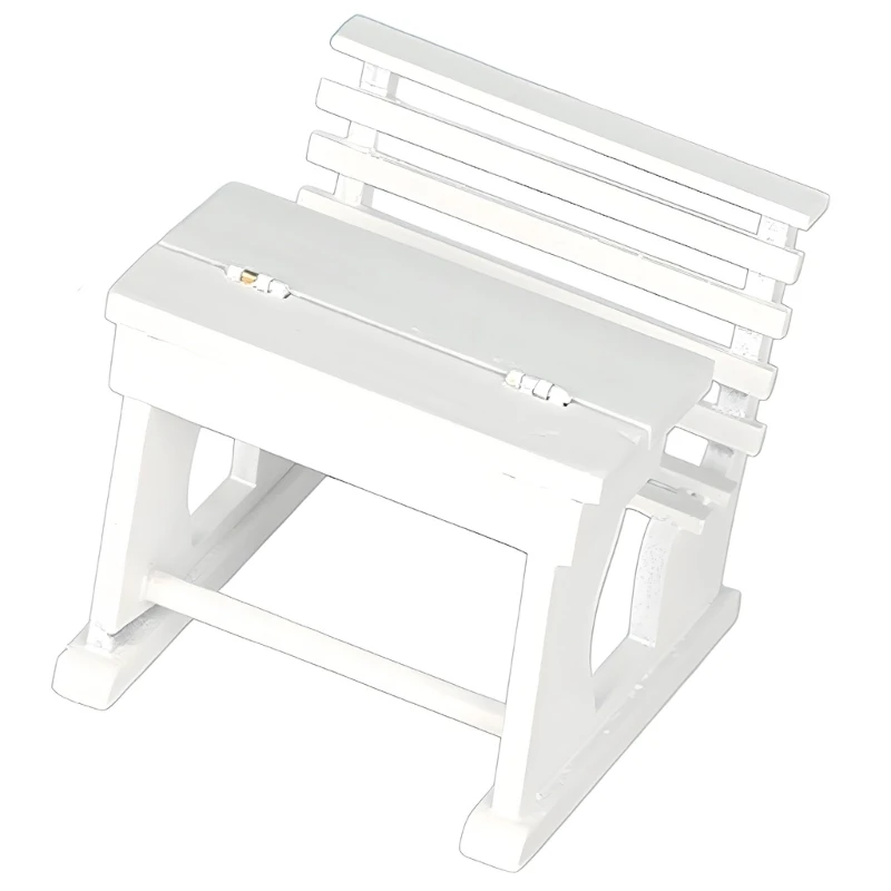 Wooden Mini Study Desk For Model Room Decoration 1:12 Scale Version 15UB