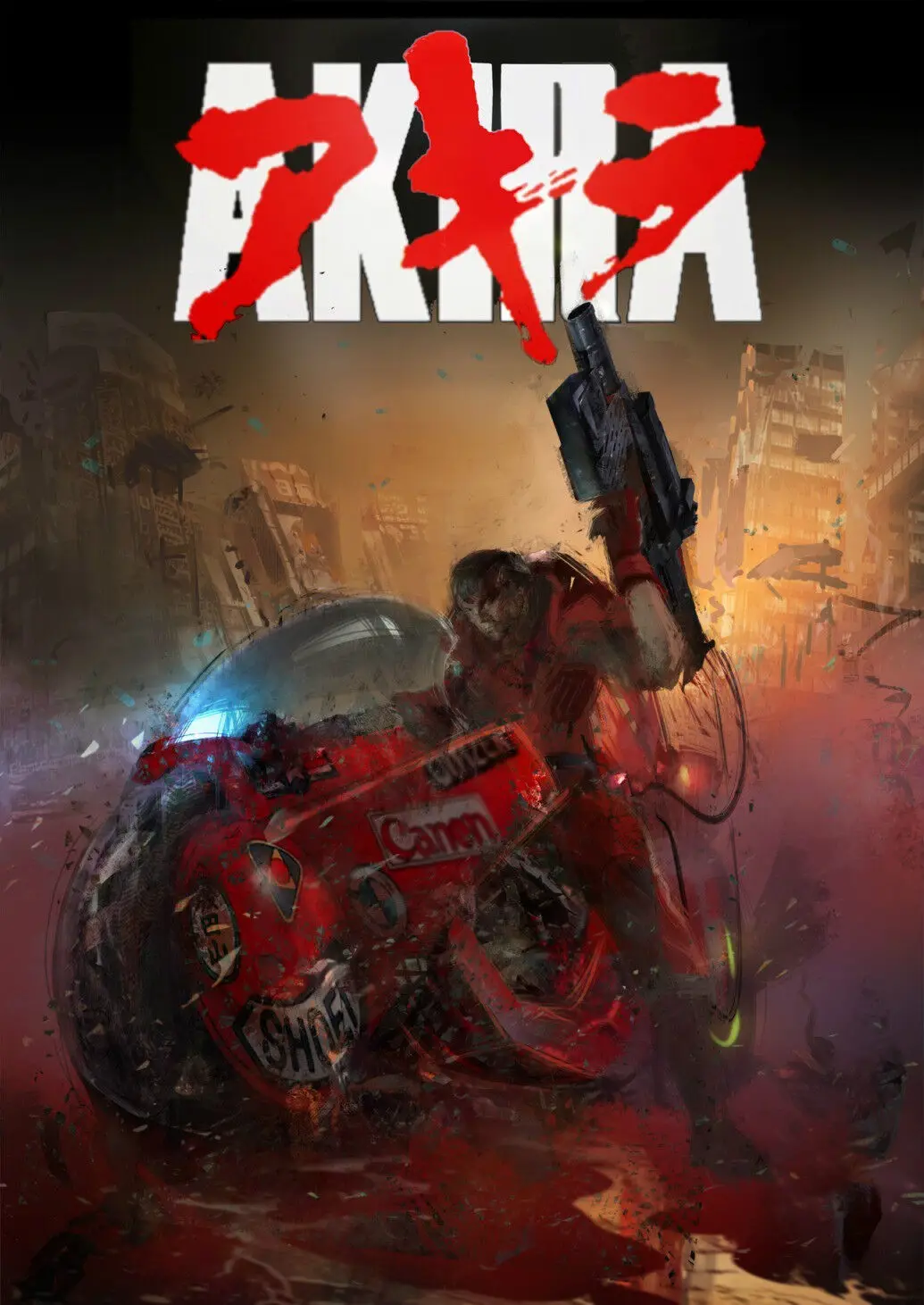 Akira Animation Movie Print Art Canvas Poster For Living Room Decoration Home Wall Picture