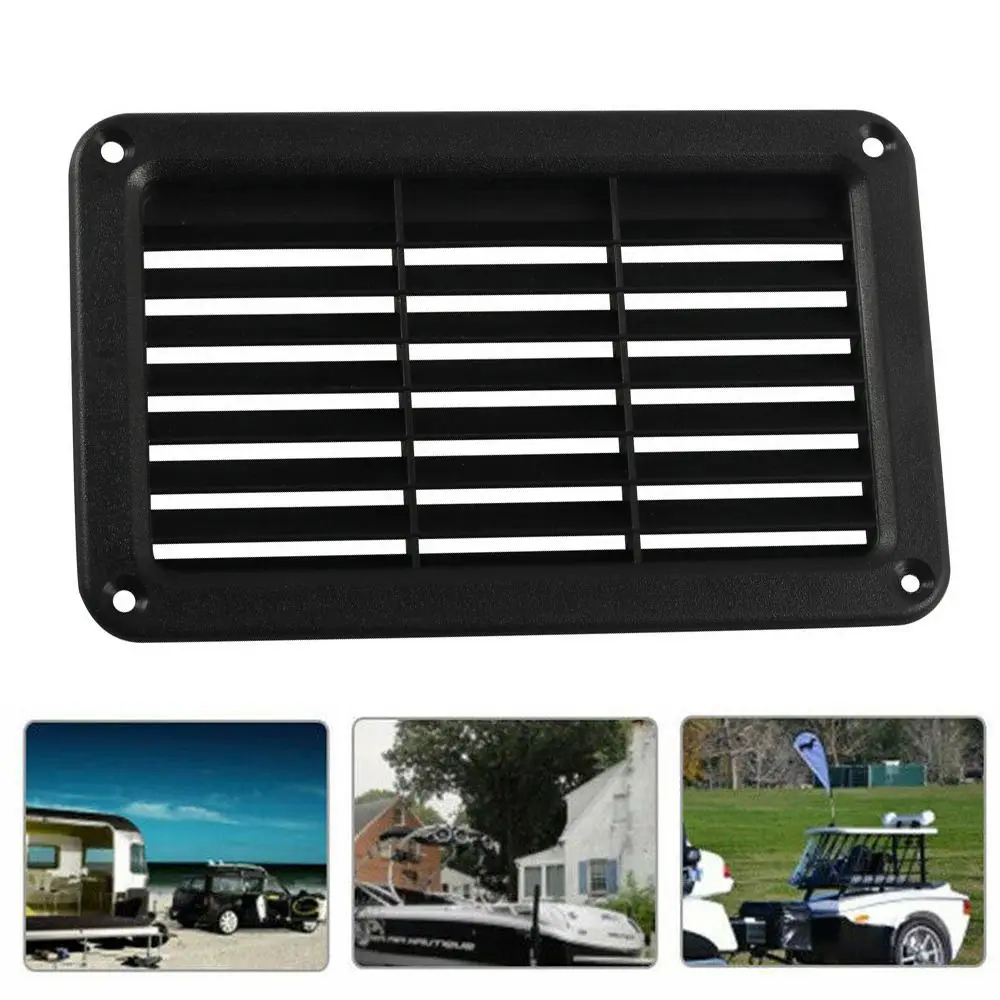 Plástico Louvered aberturas para RV Caravan, Vent Cover, peças marinhas para barco e carro, Retrofit