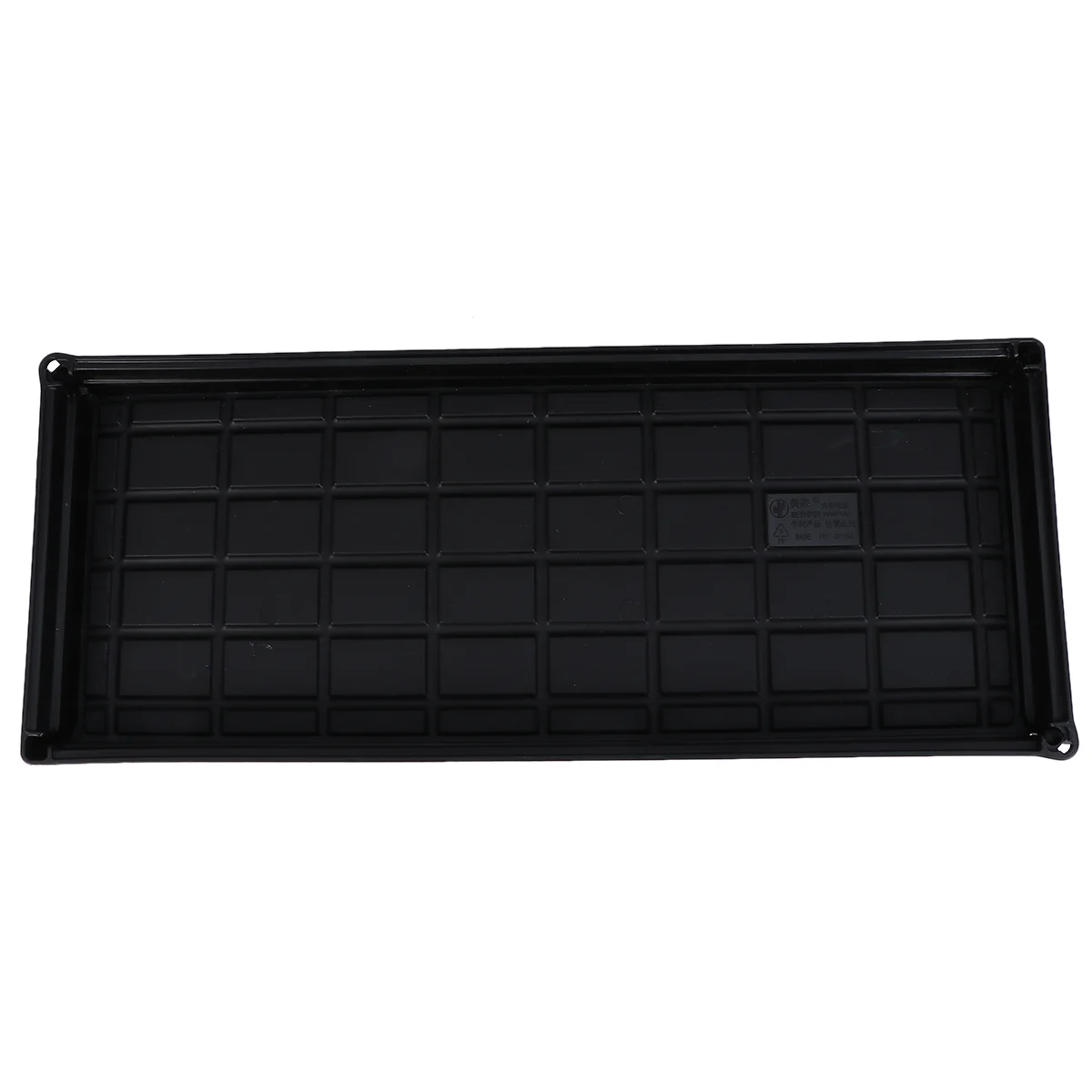 

Rectangular Plastic Drainage Planter Tray Plate Thicken Potted Rectangle Garden Black