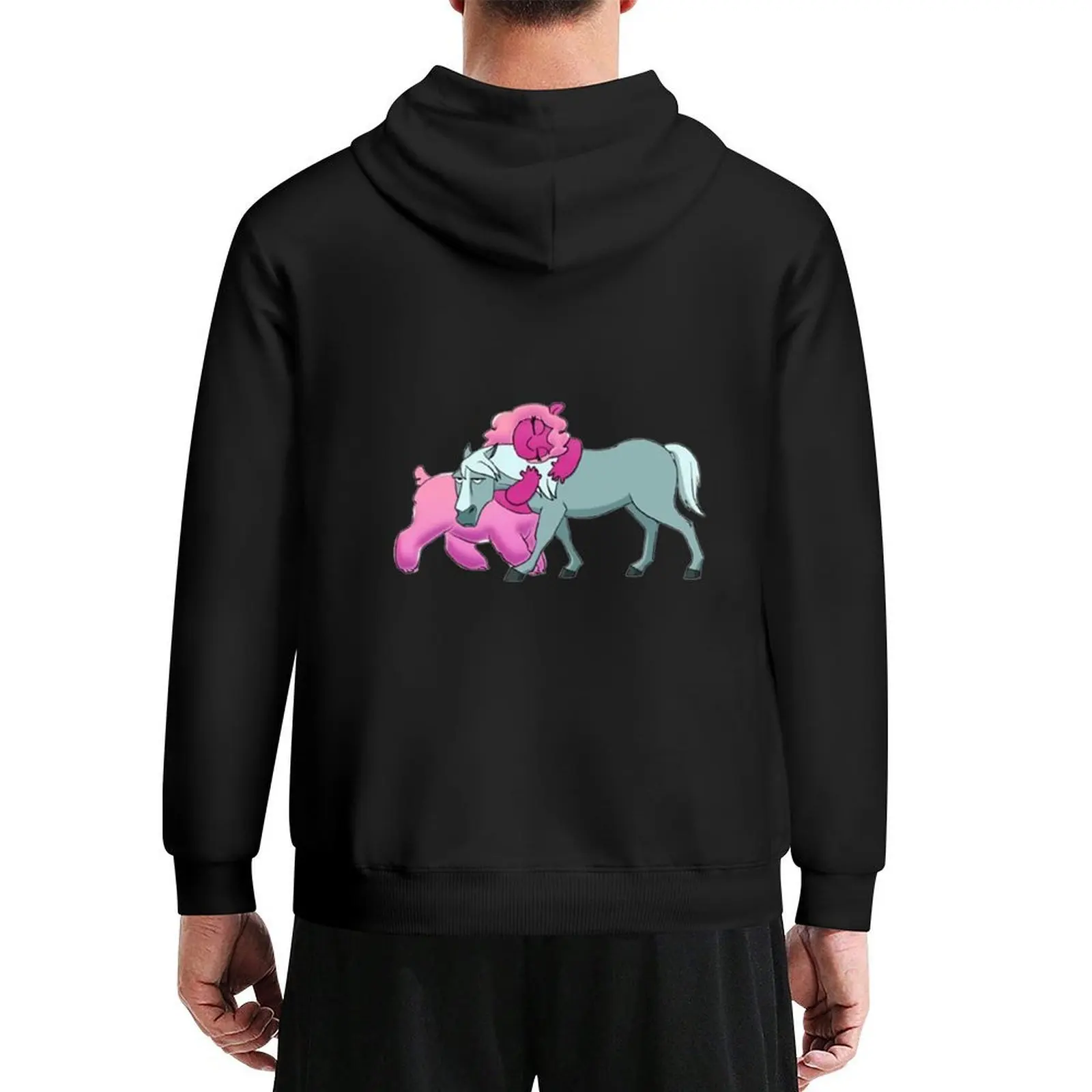 

Cute wammawink and horse Hoodie men clothes autumn jacket men autumn new products hooded shirt pullover hoodies