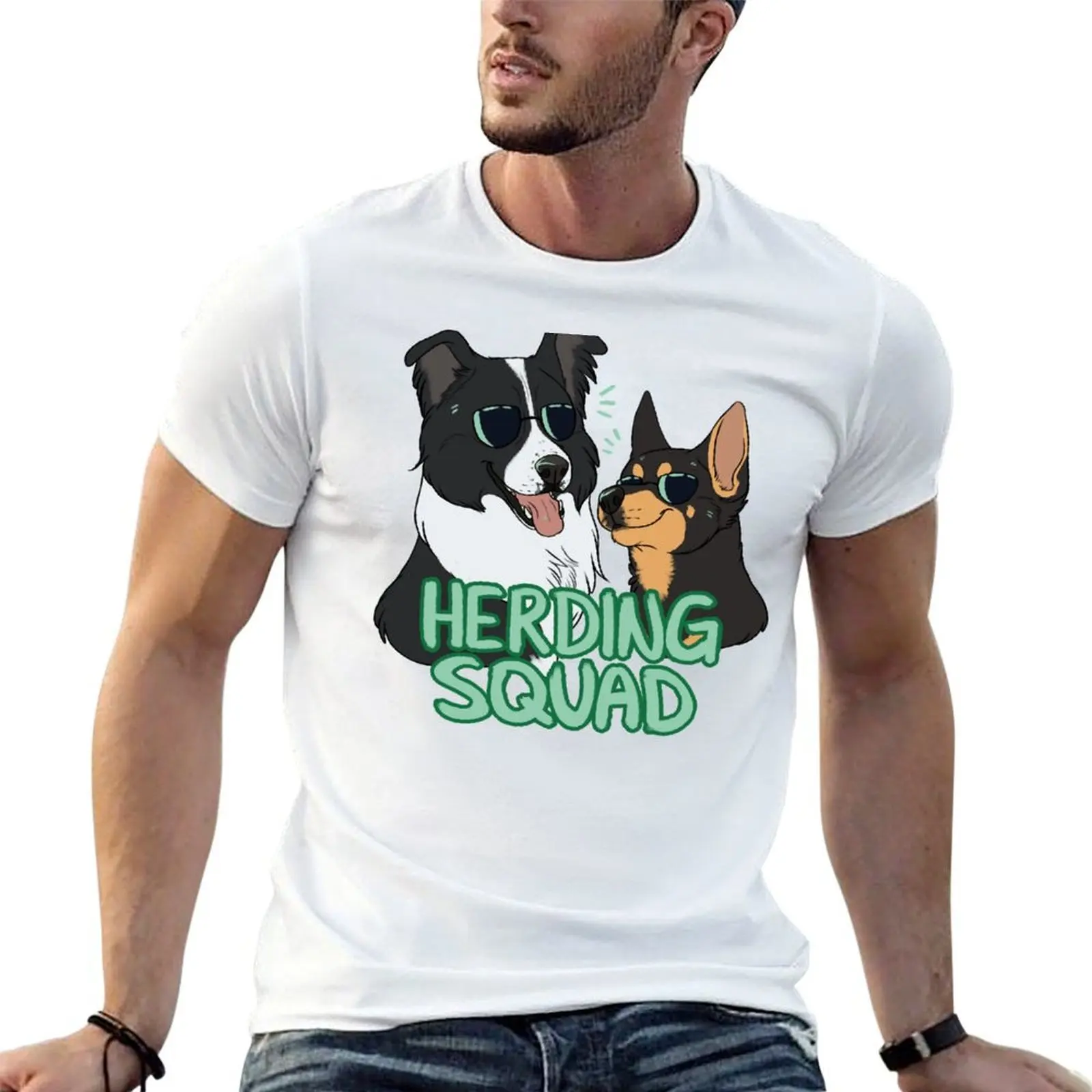

HERDING SQUAD T-Shirt funny t shirts cotton t shirt man casual t shirts designer T-shirt