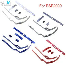 YuXi Plastic Button Frame On/OFF Power Button Strip For PSP 2000 PSP2000 Border Housing Shell Plastic Frame WIFI Switch Key