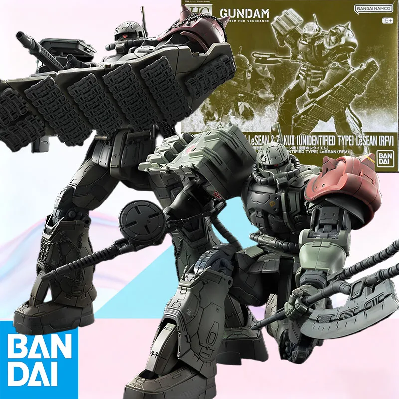 

Low price New In Stock BANDAI Original Box HG ZAKU2 F TYPE LESEAN GUNDAM Action Figure Model Toy Gift for Kid Foam Box Packaging