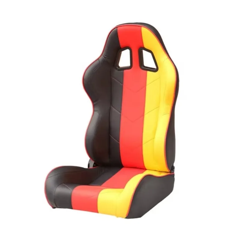 2pcs 1037 PVC Adjustable Racing Seat For Universal Automobile Racing Use