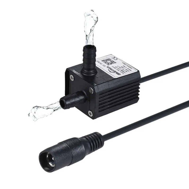 Aquarium Mini Submersible Oil Water Pump Ultra-quiet Max Lift 3 Meters 220L/H DC 12V for Fish Tank Aquarium Fountain Circulating