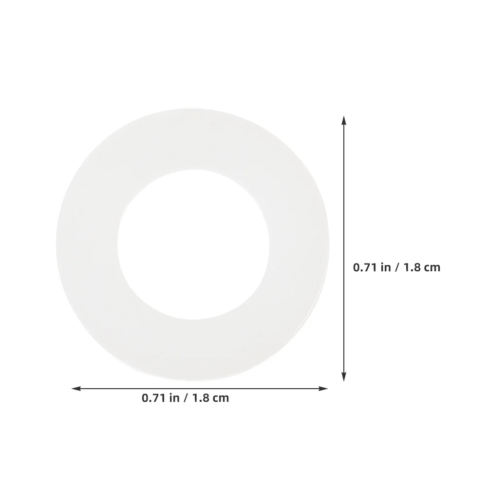 20pcs Nylon Washers For Screws Furniture Screw Gaskets Equipment Fastening Repairing Flat Washers Round Sealing Set