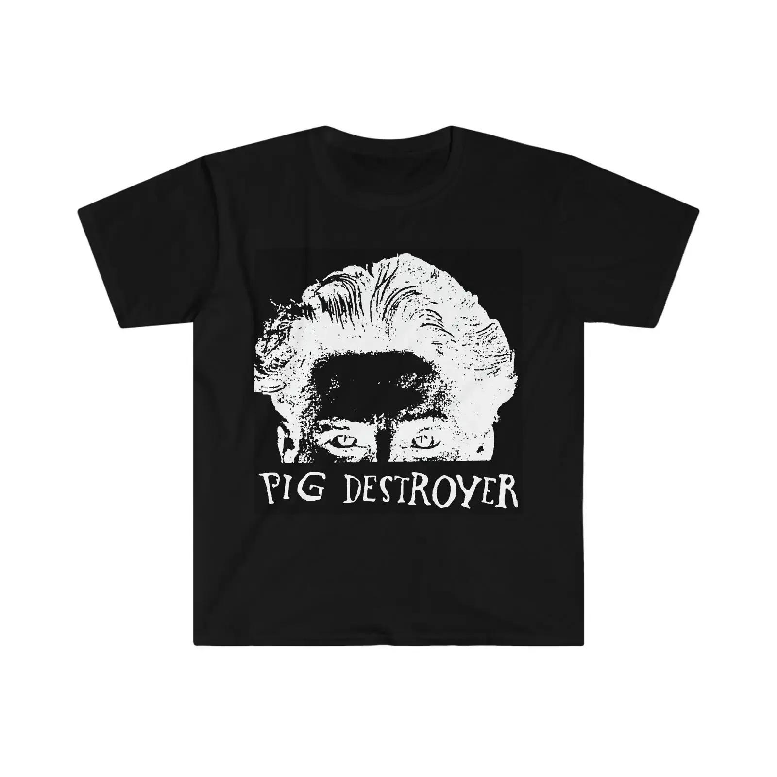 Pig Destroyer t shirt Orchid design grindcore death metal vintage Washed graphic Comfortable Soft Casual Stretched streetwear