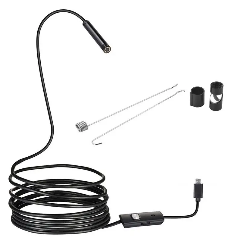 

USB Endoscope Camera Inspection Endoscope Type C Snake Camera Waterproof Adjustable Soft Wire For Car And Android Smartphone