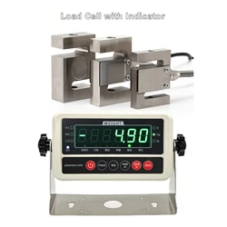 S Type Load Cell Sensor with Indicator Digital Readout Display Weight Scale Sensor Rechargeable Indicator