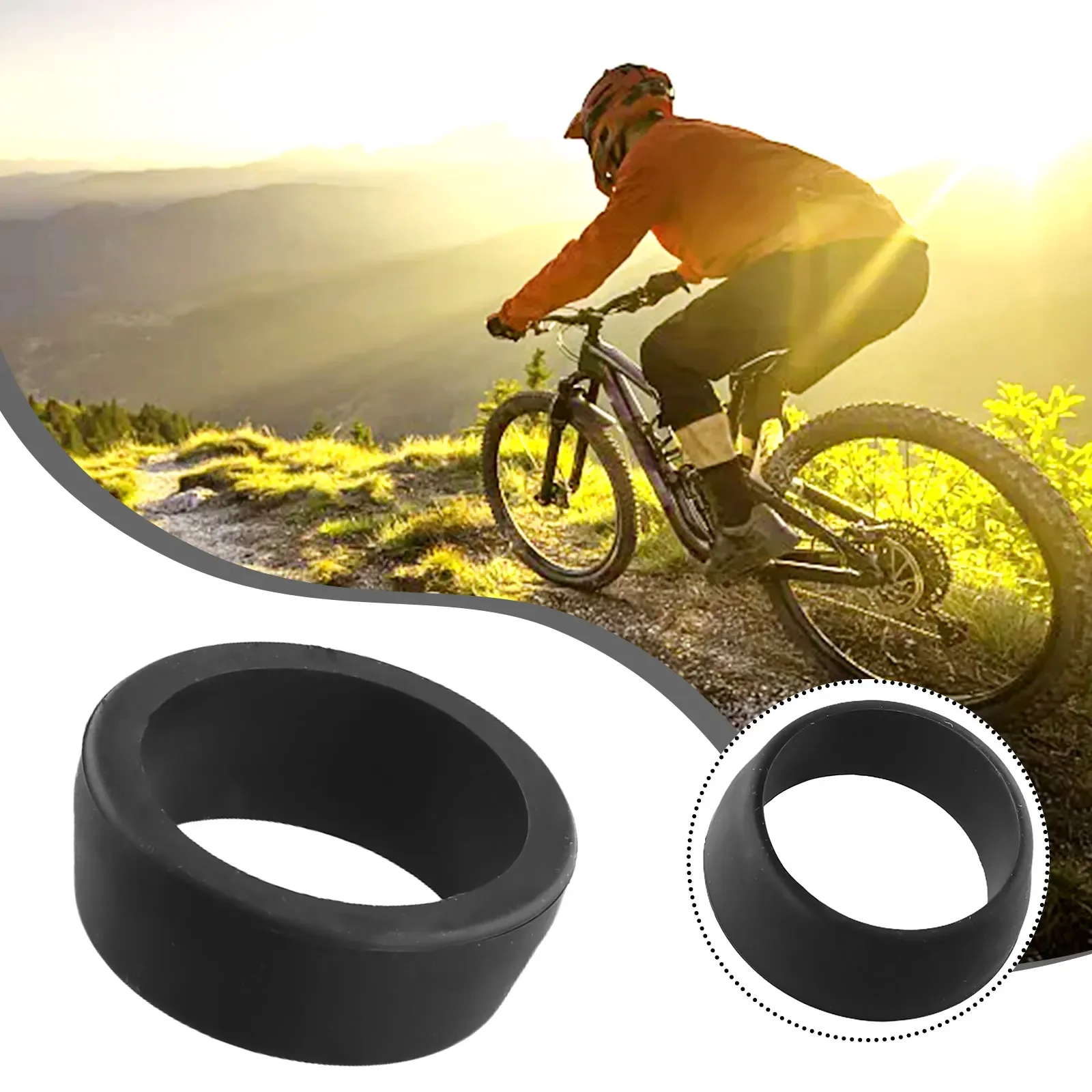 Bike Seat Post Ring Dust Cover For Road Bike Cycling Silicone Waterproof Bicycle Seatpost Case Protective Bike Accessories Parts