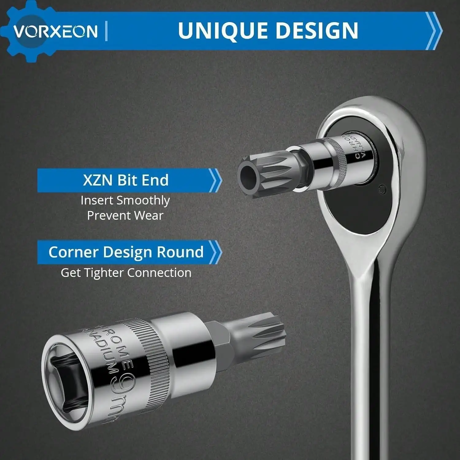 10 قطعة 3 أحجام XZN الثلاثي مربع سبلاين بت مجموعة مقابس 4 مللي متر-18 مللي متر S2 سبائك الصلب بت المقبس أداة مع تعزيز حقيبة للتخزين #5