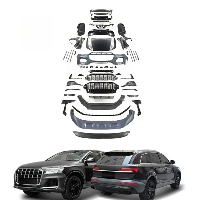 Q7 Body Kits for 2007+  Q7 SQ7 Facelift 2023 RSQ7 Car Bumper Front Bumpers Grille Fenders Engine