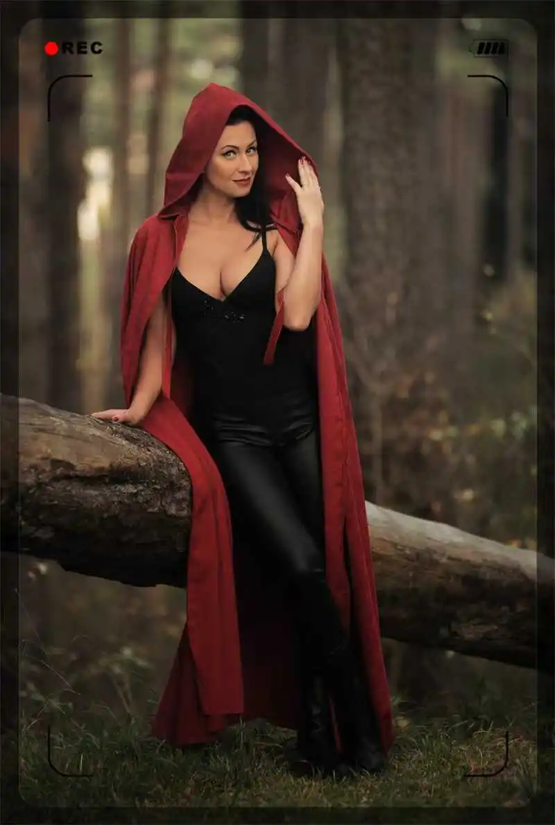 جديد إمرأة طويل مقنع الشيطان الانجراف عباءة لوهوين تأثيري العرقية زي رداء مادة البوليستر مجموعة الصيف #4