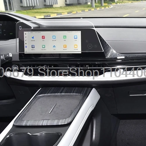 Imagen 2 del producto Protector de pantalla de vidrio templado para Changan NEVO Q05 2023 2024 2025, accesorios antiarañazos para pantalla de radio de navegación