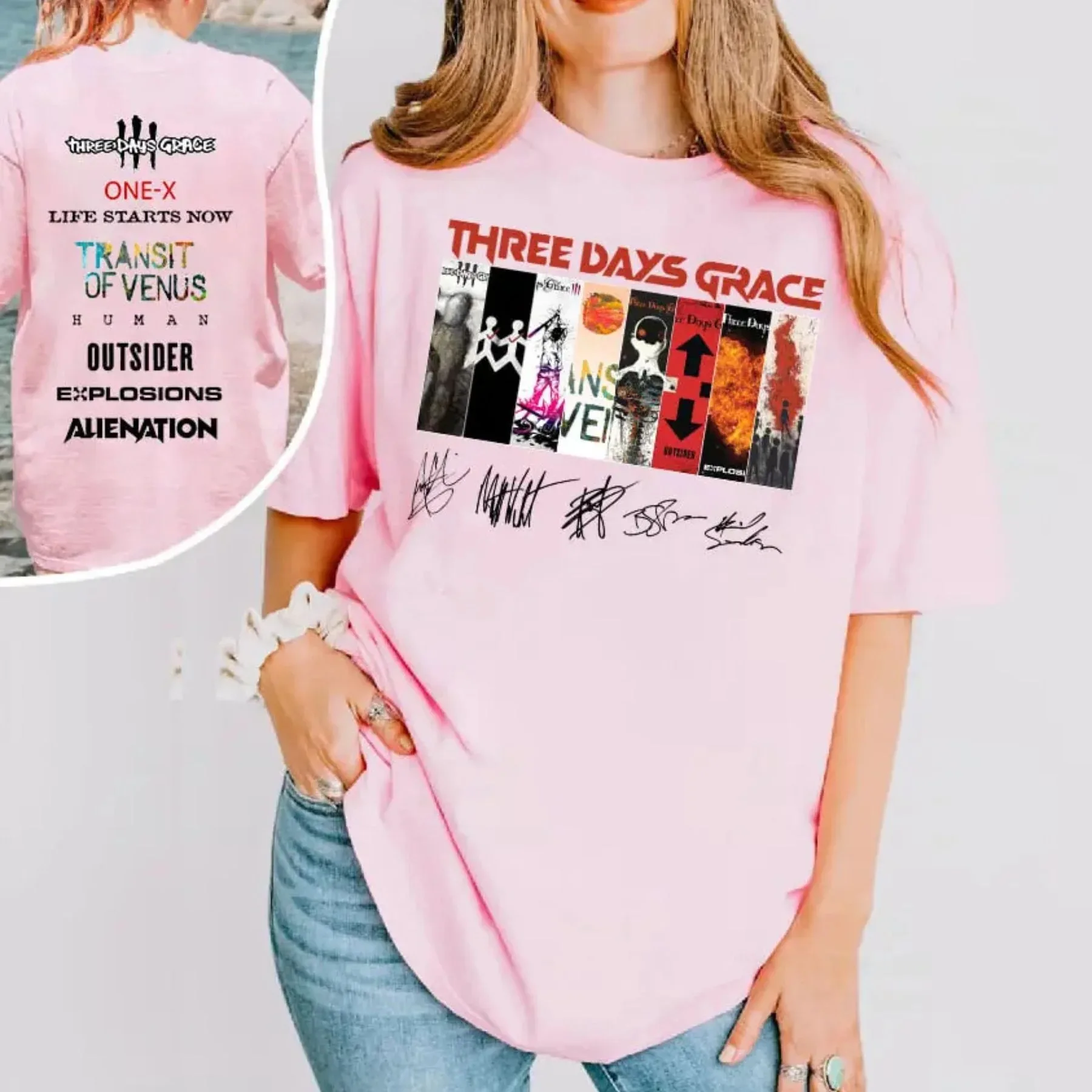 تي شيرت قطني برسوم ثلاث أيام للجنسين صيفي بأكمام قصيرة من علامة تجارية فاخرة كاجوال عتيقة ريترو #2