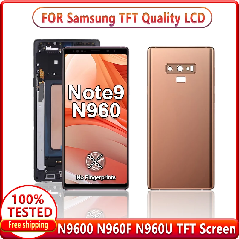 TFT Quality LCD For Samsung Galaxy Note9 N960 Display Note 9 N960A N960F N960U N960W Touch Screen Digitizer Assembly Replacement