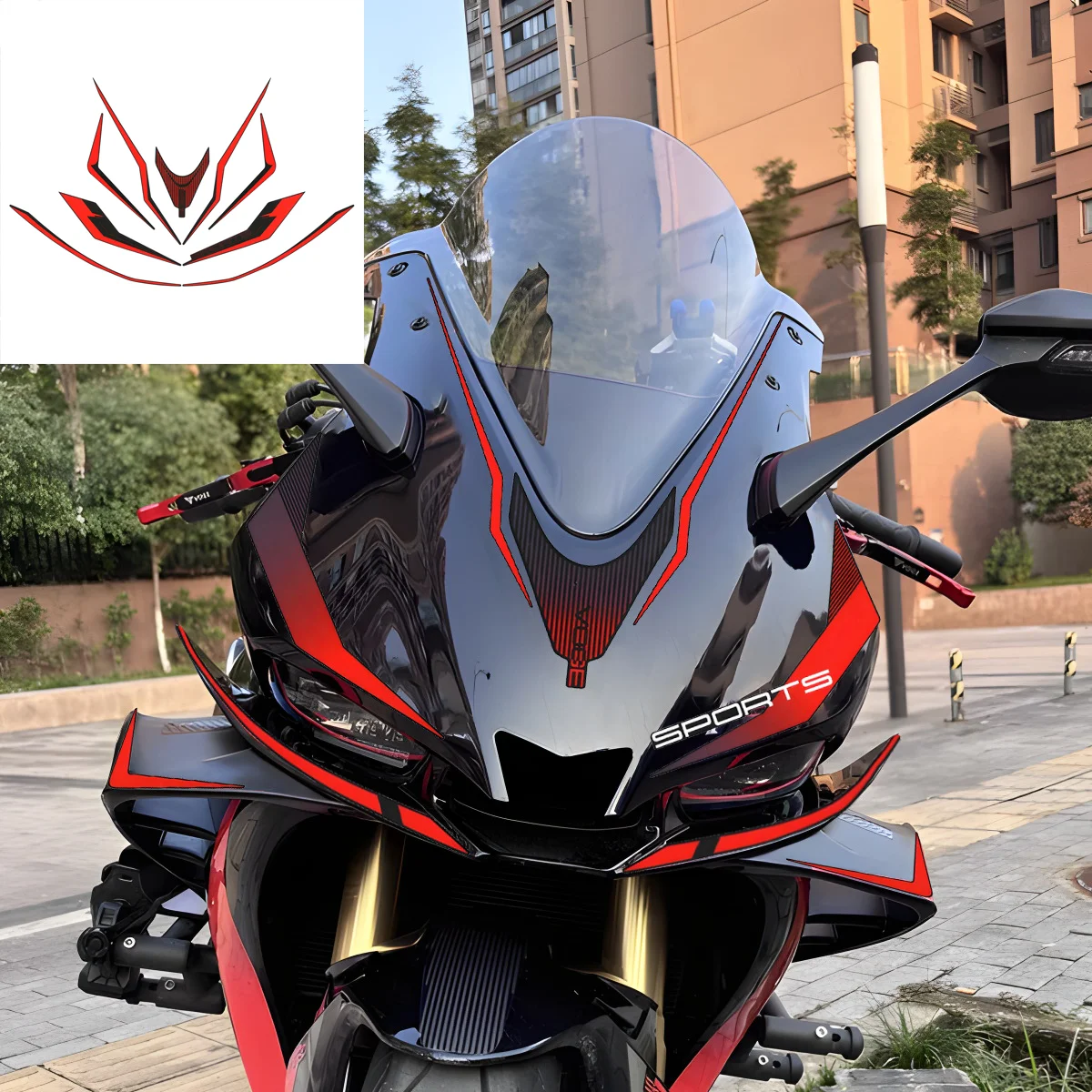 

Protective Front Fender Stickers for Vog RR660S 2024 Model Motorcycles Waterproof Scratch-resistant and Wear-resistant Stickers
