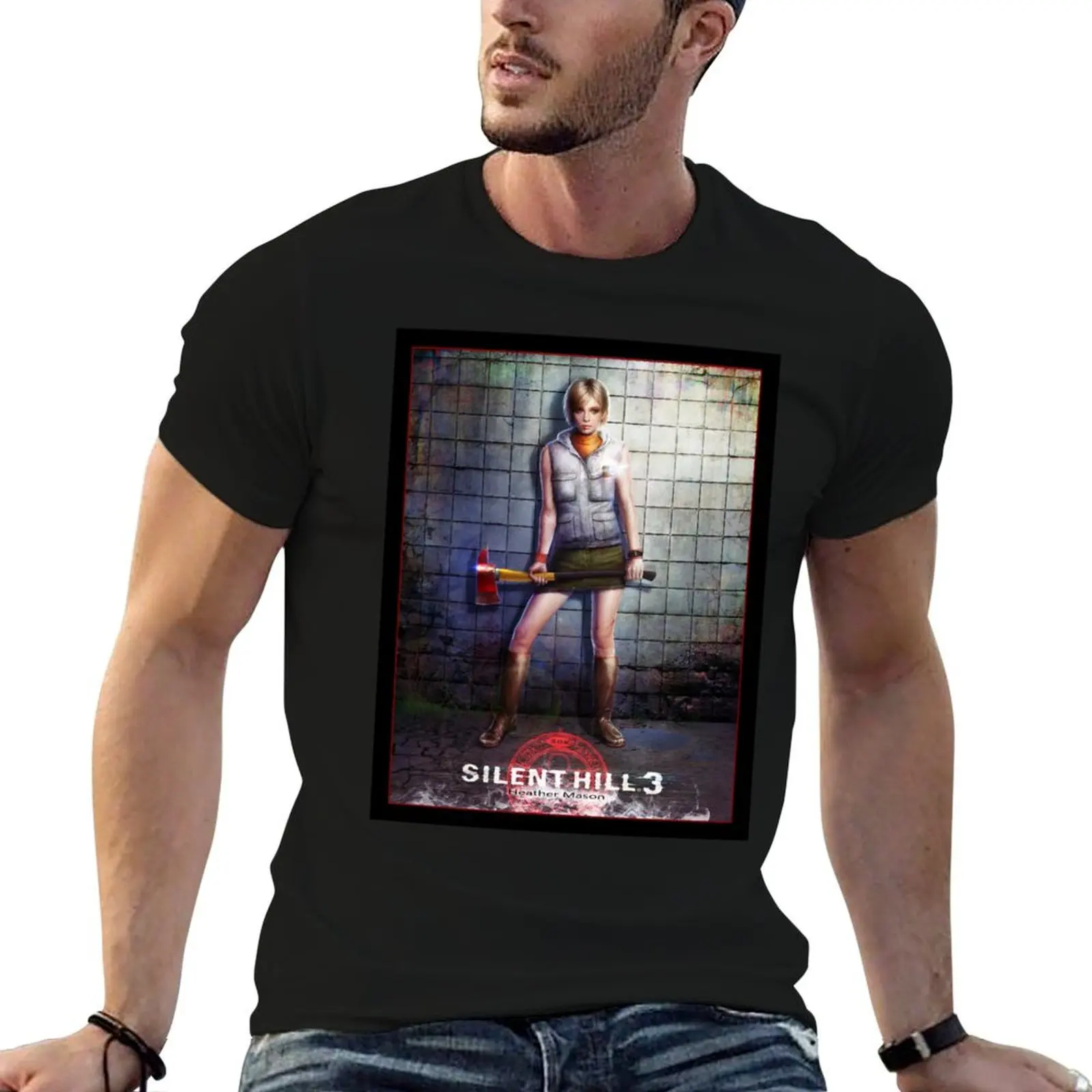 

Heather Mason SH3 T-Shirt man t shirts cotton man t shirt luxury T-Shirt