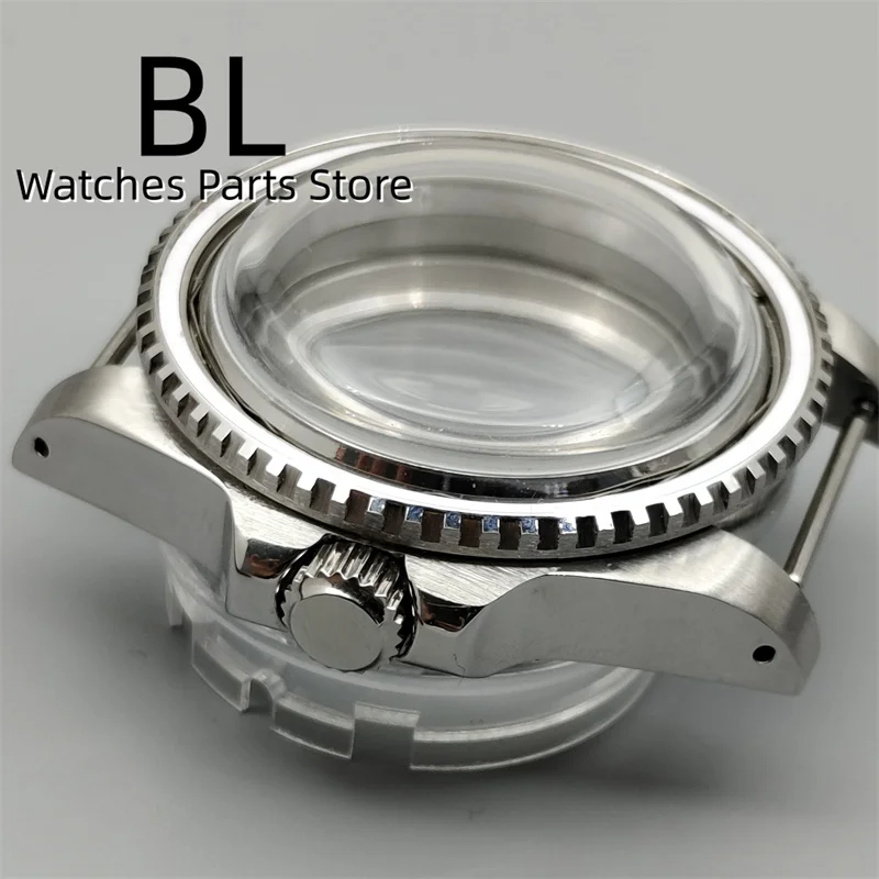 BLIGER 40mm Watch Case Vintage Ring With Domed Glass For NH34 NH35 NH36 ETA 2824 PT5000 Movement 200m Waterproof Acrylic Glass