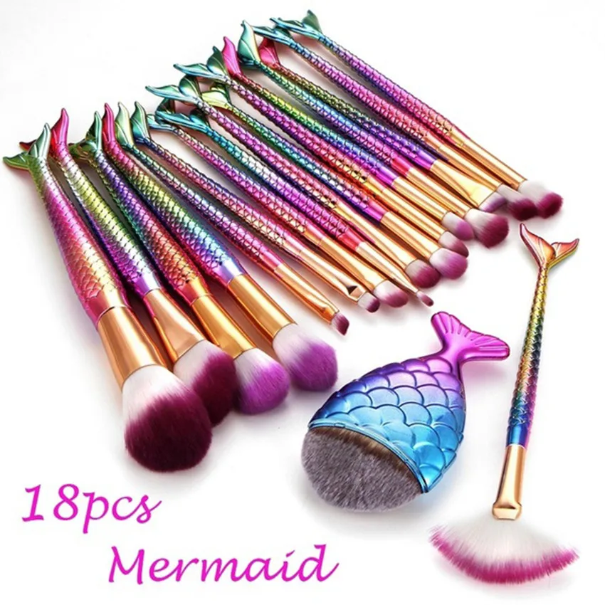 18pcs Make Up Foundation Eyebrow Eyeliner Blush Cosmetic Concealer Brushes Party Favours Gift For Woman 2024 Partijbenodigdheden