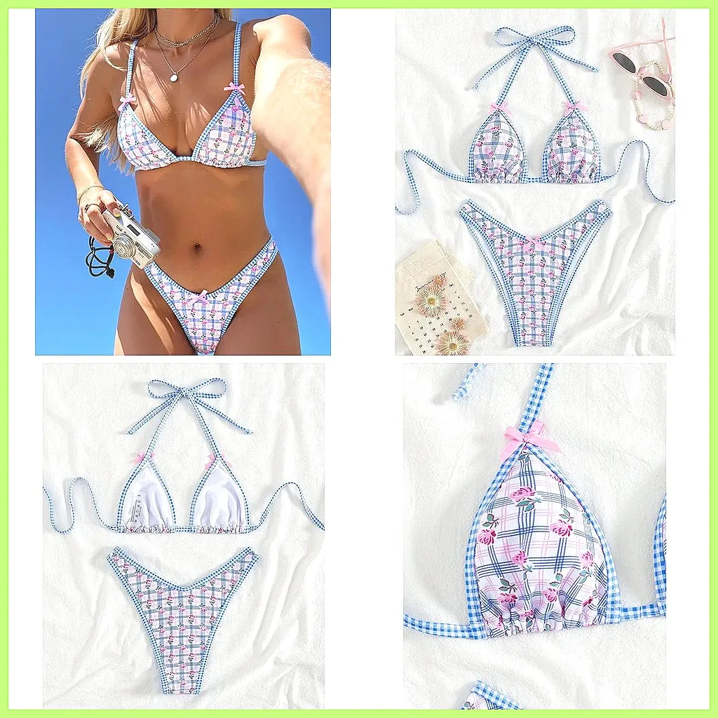 

Сексуальный бразильский комплект бикини 2026: женский купальник пуш-ап для пляжа и бассейна