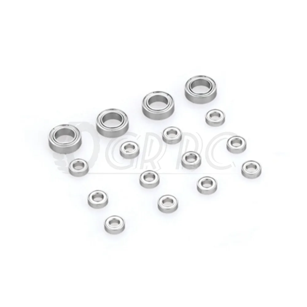 16pcs Steel Bearing 3x6x2 6x10x3 mm for WPL C14 C24 B36 MN D90 MN-90 MN99S RC Car Spare Parts Upgrade Accessories