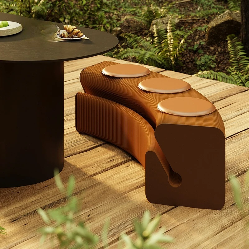 Bed end bench seat folding stool dining table exhibition multi-person sofa stool store magazine stool
