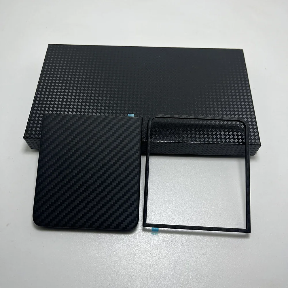 

Роскошные оригинальные чехлы из настоящего чистого углеродного волокна для Samsung Galaxy Z Flip 7 6 5, ультратонкая защитная крышка из арамидного волокна
