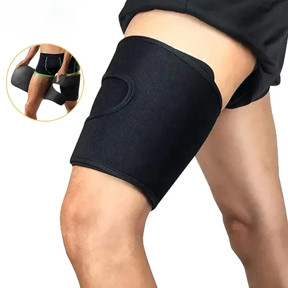 

1 PCS Trimmer Hamstring Compression Sleeve Women Men Thigh Sweat Bands, Thigh Hamstring Compression Sleeves for Leg Thigh