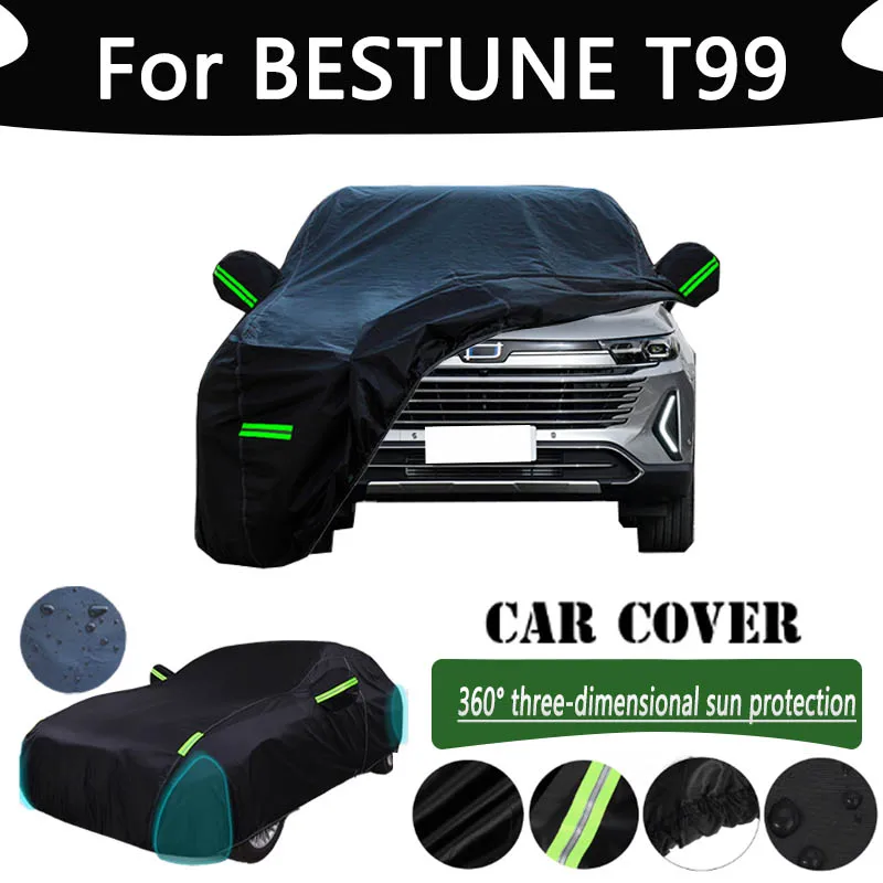 

For BESTUNE T99 Outdoor Protection Full Car Cover Snow Covers Rainwater Sunshine Dustproof Scratches Car Cover