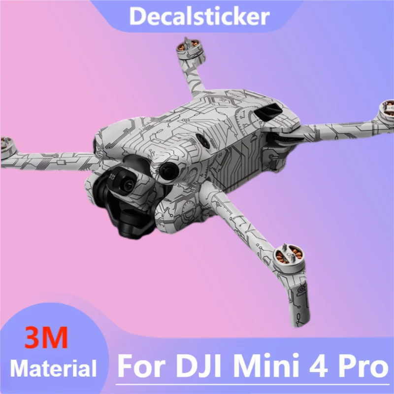 Voor Dji Mini 4 Pro Sticker Skin Camera Drone Sticker Vinyl Wrap Anti-Kras Film Beschermer Jas Mini4 Pro / Mini 4pro/Mini4pro