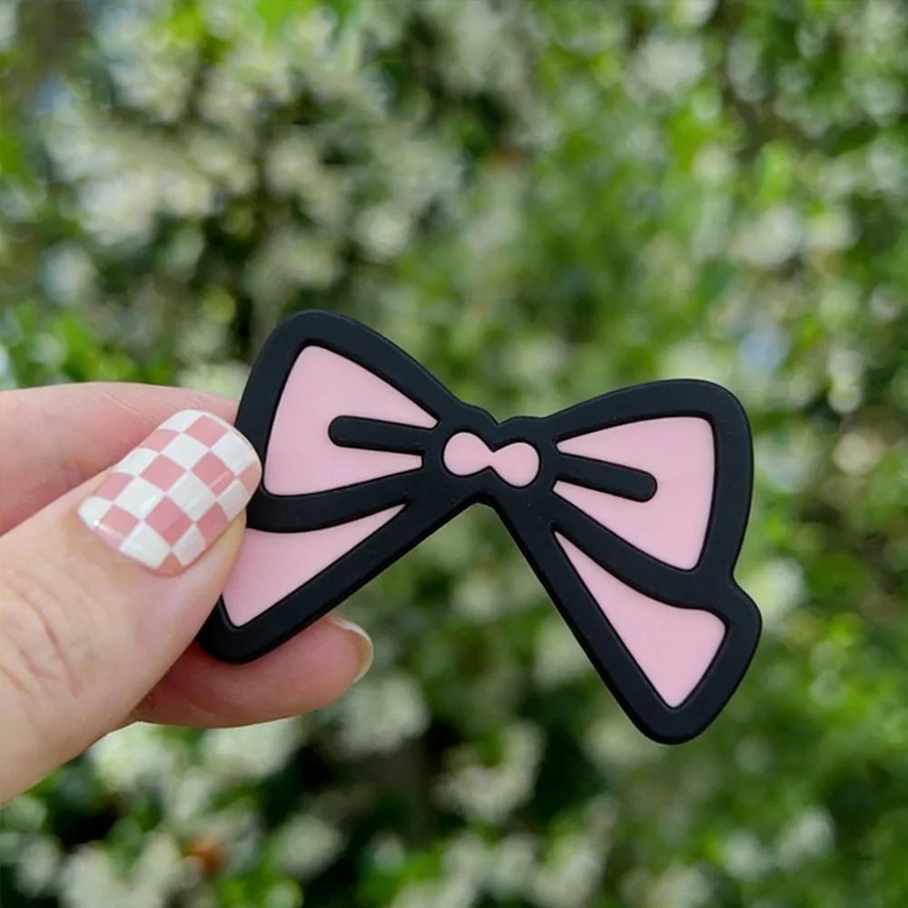 

Милый розовый бант-украшение для монитора, кавайный декор для экрана, эстетичный аксессуар для рабочего стола, украшение для игровой зоны, милый декор для ноутбука для девочек