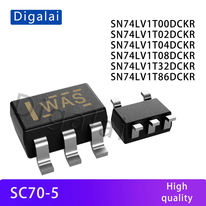

New Original 10-20pcs SN74LV1T00DCKR SN74LV1T02DCKR SN74LV1T04DCKR SN74LV1T08DCKR SN74LV1T32DCKR SN74LV1T86DCKR Single Gate Logi
