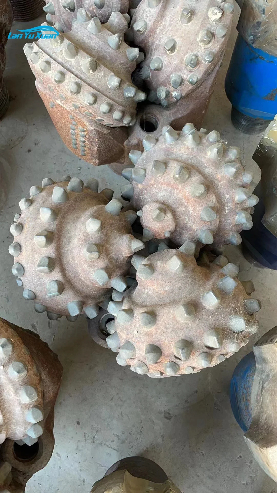 Rock Tricone mata bor pabrik IADC537 10 inci 8 3/4 inci 50 produk panas besi 2019 alat pengeboran penempaan air sumur ANBIT