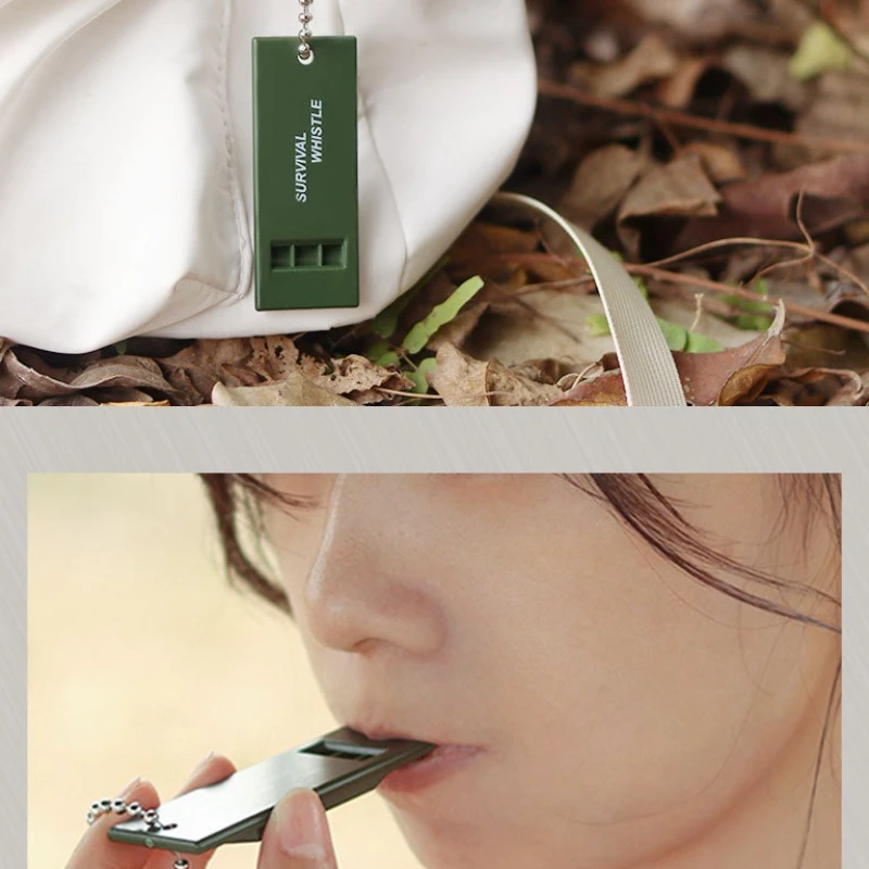 ثلاثة ترددات في الهواء الطلق الإنقاذ صافرة الإسعافات الأولية صافرة ثلاثة تردد عالية التردد زلزال الإغاثة صافرة #3