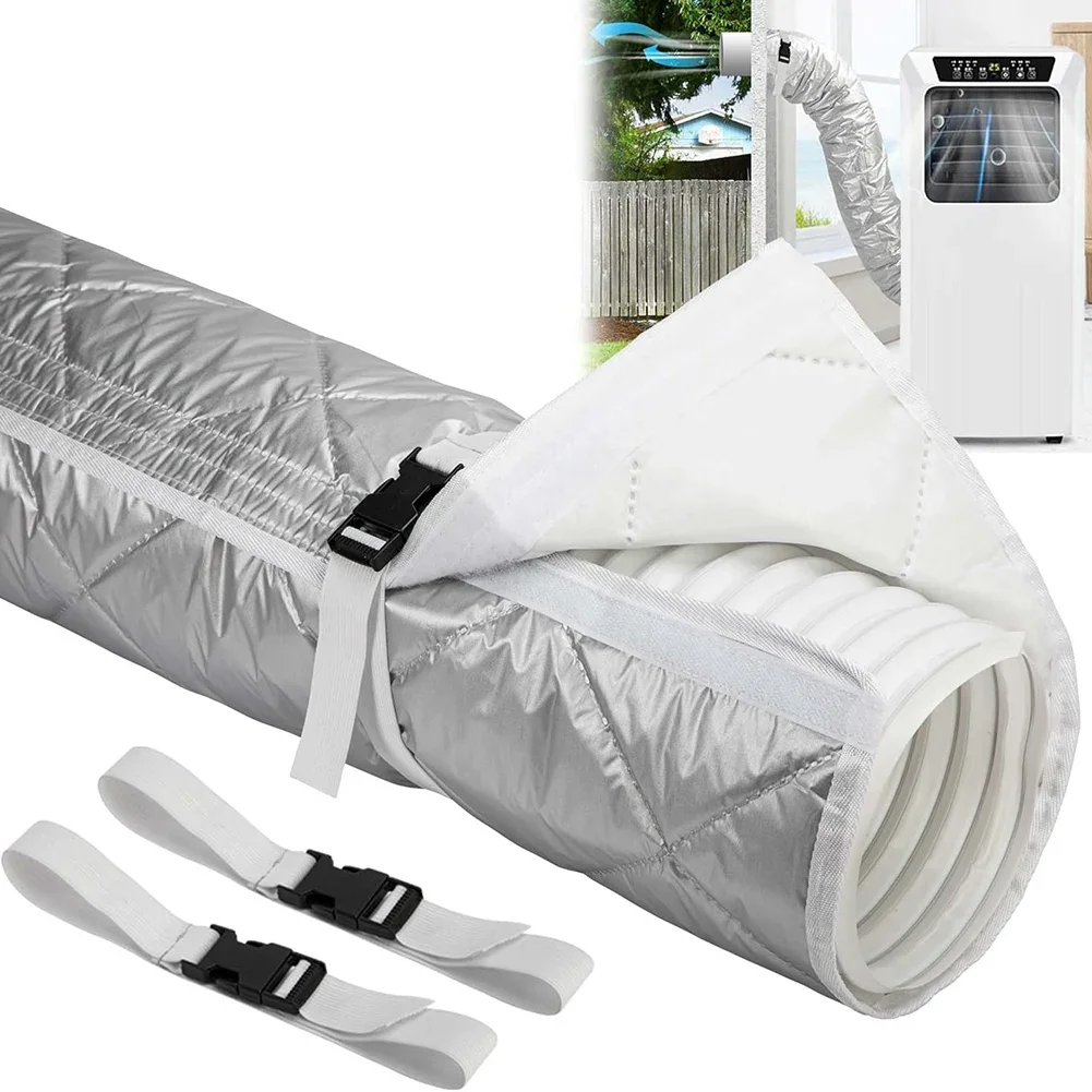 Portable Air Conditioner Hose Cover AC Insulation Hose Cover Exhaust Pipe Cover Heating Cooling & Vents HVAC Systems & Parts