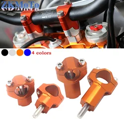 CNC Motocross Handlebar Riser Bar Clamp Mount For Husqvarna TC FC FE TE 125-501 2009-2022 For KTM EXC EXCF SX SXF XC XCF  XCW
