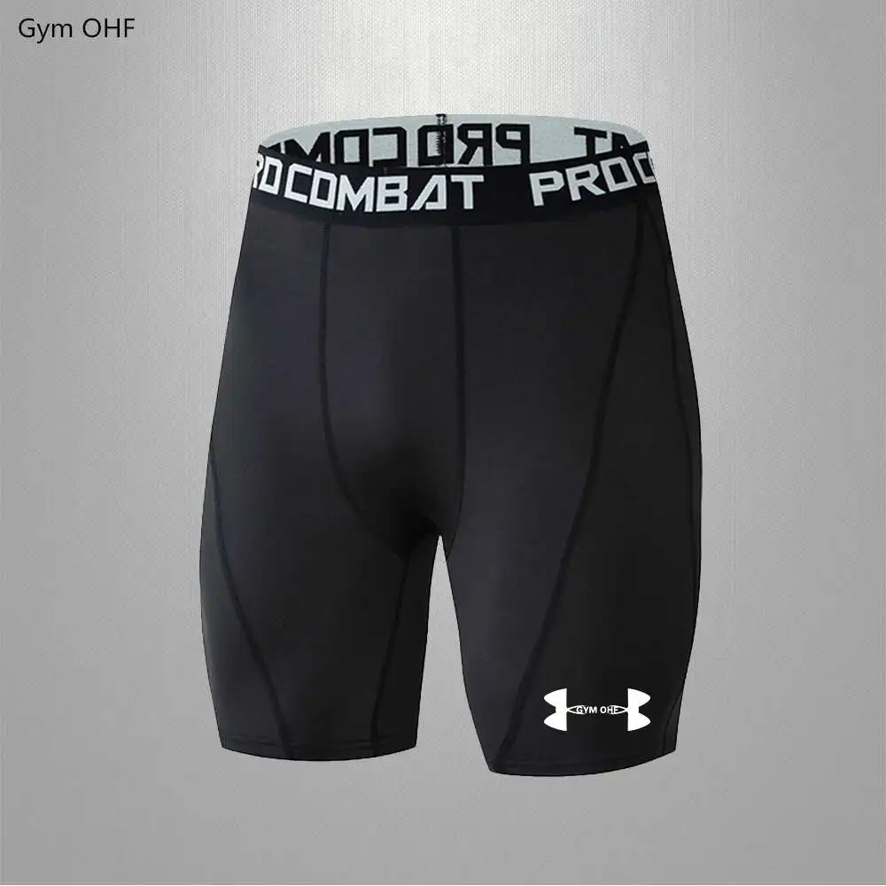 Men'S Colorful Sports Shorts, Tight Pants, Compressed And Breathable Underwear, Flat Corner Pants