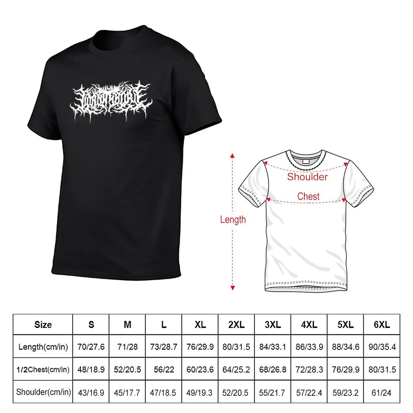 Lorna shore T-Shirt aesthetic clothes vintage blacks tops T-shirts for men cotton