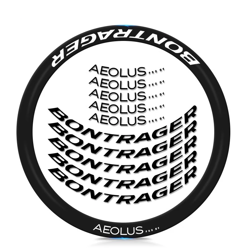 wheel sticker road bike rim decals wheel set bicycle decoration wheelset decals Aeolus Pro 51 TLR