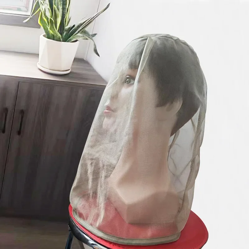 Health Protection Silver Mesh Head Cover EMF Reducing Anti-radiation Signal Blocking Cage Faraday Insect Prevention Mosquito Net