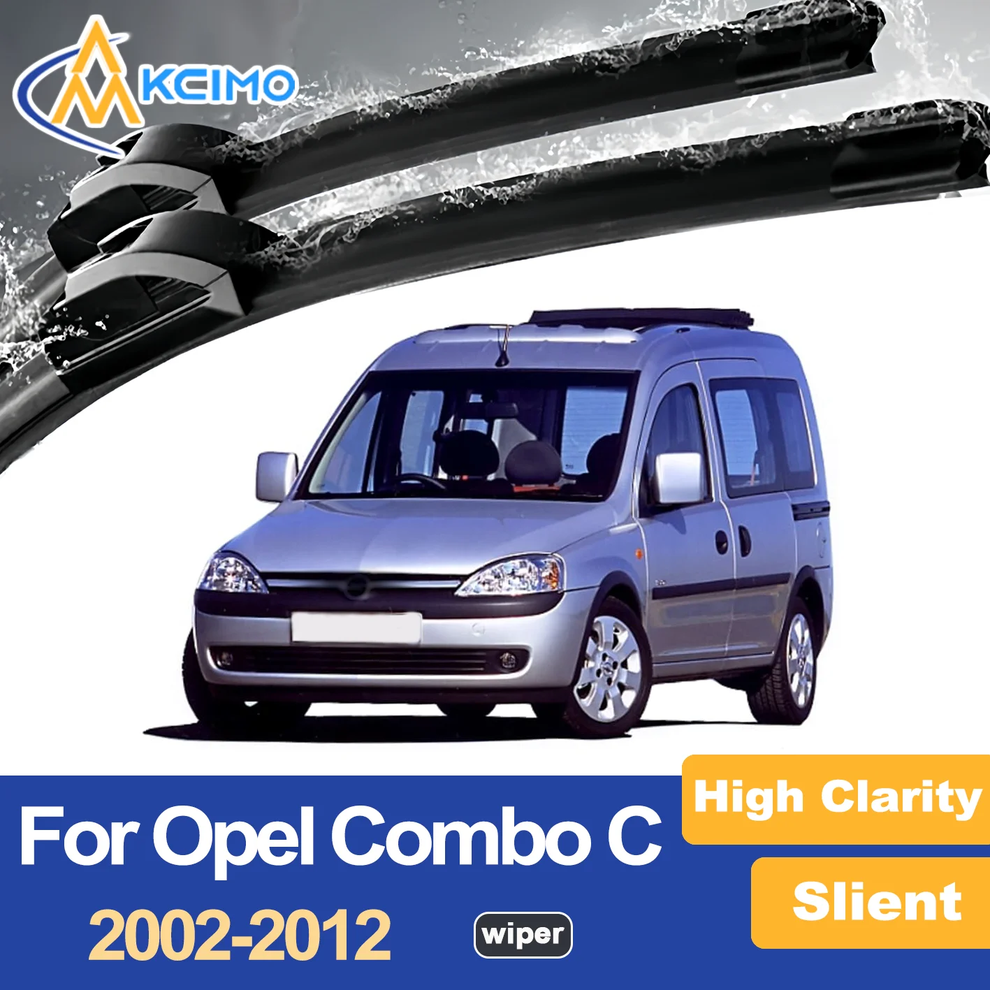 

Premium Wiper Blades for 2002-2012 Opel Vauxhall Holden XC Chevrolet Combo Streak Free Durable Ideal for Clear Visibility